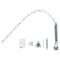 Larson Larson 24.5 in. L Zinc-Plated Mill Steel Storm Door Wind Chain 9 pc CH9010101 - alternate 3